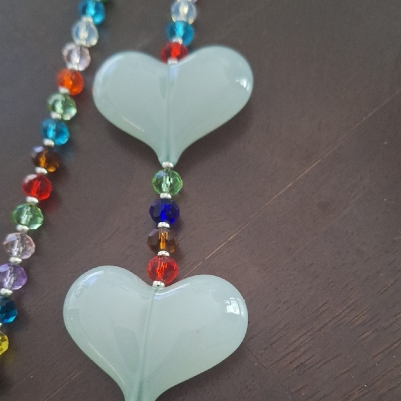 Colorful Crystal Beaded Bag Charm - Picture 4 of 5